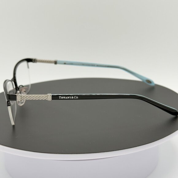 Tiffany TF1111-B 6097 Italy Black Silver HalfRim Eyeglasses Frames Women NOTE - Picture 3 of 10